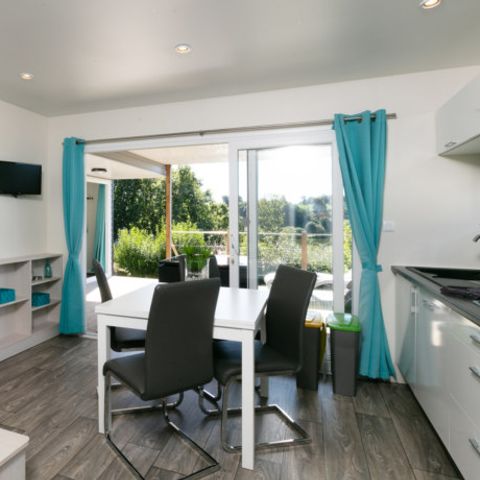Mobilheim 4 personen - Premium - 2 Schlafzimmer - 2 Bäder - SPA