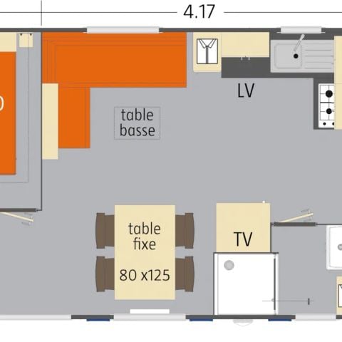 MOBILHOME 6 personnes - CONFORT 31 m²