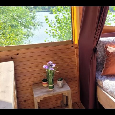 Accommodatie 2 personen - Natuurtent op palen Standaard 7,2 m² - zonder sanitair