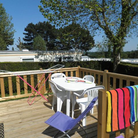 Stacaravan 4 personen - Standaard 32m² - 2 kamers + onoverdekt terras - PMR