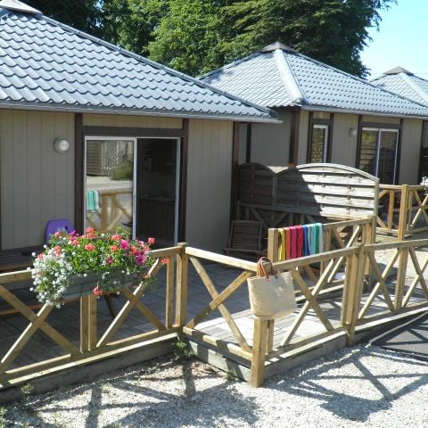 Mobile home 4 persons - Chalet Standard 35m² - 2 bedrooms + uncovered terrace - PMR