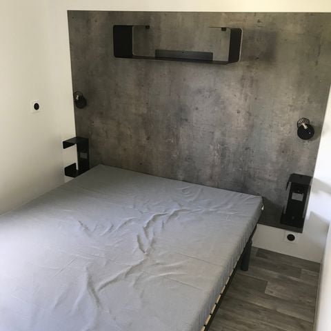 Mobilheim 6 personen - Confort 32m² - 3 Zimmer + halbüberdachte Terrasse