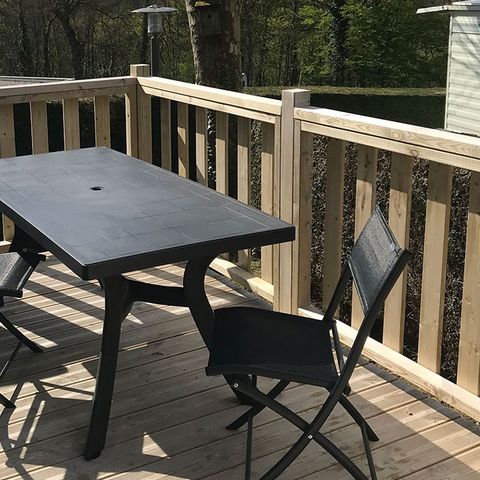 MOBILHOME 6 personas - confort 32m² - 3 habitaciones + terraza descubierta