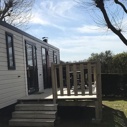 MOBILHOME 6 personas - confort 32m² - 3 habitaciones + terraza descubierta