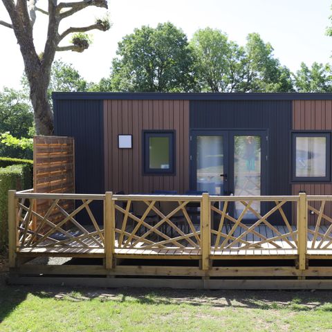 Mobilheim 4 Personen - Mobil Home Premium 32 m² - (2 Schlafräume - 4 Pers.) + Terrasse