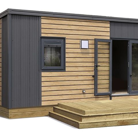 Mobilheim 6 Personen - Mobil Home Premium 32 m² - (2 Zimmer 2 Badezimmer) + Terrasse