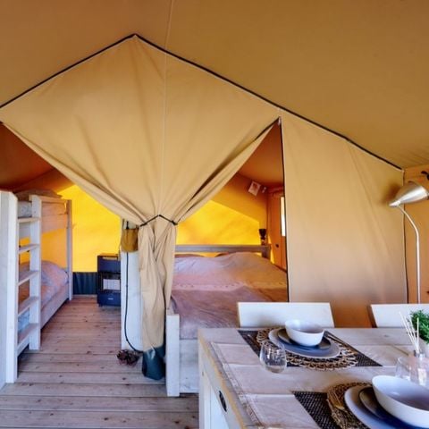TENT 4 people - Nature Family Tent 20m² (2 bedrooms) - close to sanitary facilities