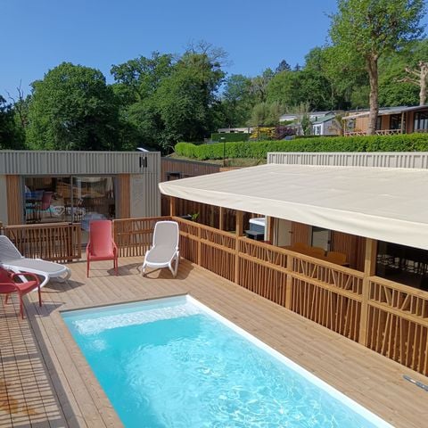 Casa mobile 8 persone - NUOVO// Villa de la Rance Prestige 60m² - 4 camere - 3 bagni - Piscina - Terrazza coperta - SPA