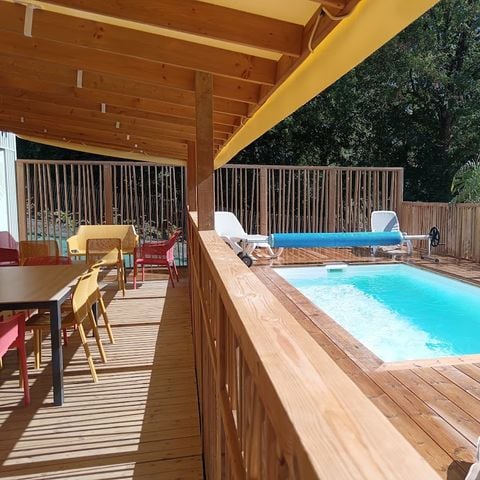 Mobilhome 8 personas - NUEVO// Villa de la Rance Prestige 60m² - 4 dormitorios - 3 baños - Piscina - Terraza cubierta - SPA