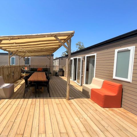 CASA MOBILE 8 persone - NUOVO// Villa de la Rance Prestige 60m² - 4 camere - 3 bagni - Piscina - Terrazza coperta - SPA