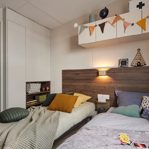 Stacaravan 4 personen - NIEUW// Villa de la Rance Prestige 36m² - 2 kamers - 2 badkamers - SPA - Overdekt terras