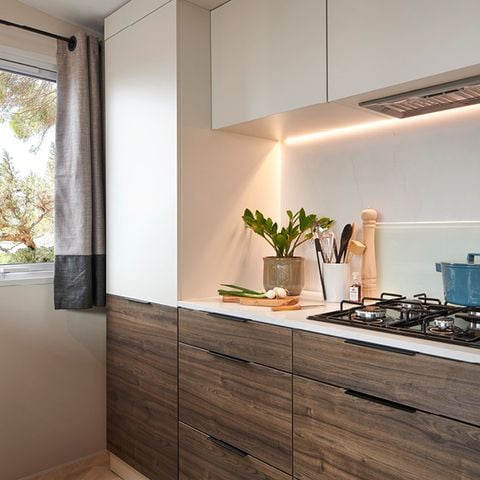 Mobilheim 2 Personen - NEW// Villa de la Rance Prestige 20m² - 1 Schlafzimmer - SPA - Überdachte Terrasse