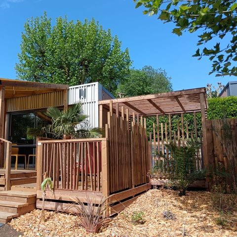Mobile home 2 persons - NEW// Villa de la Rance Prestige 20m² - 1 bedroom - SPA - Covered terrace