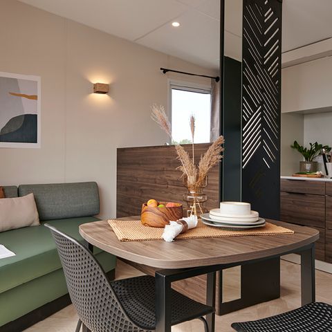 MOBILHOME 2 personas - NUEVO// Villa de la Rance Prestige 20m² - 1 dormitorio - SPA - Terraza cubierta