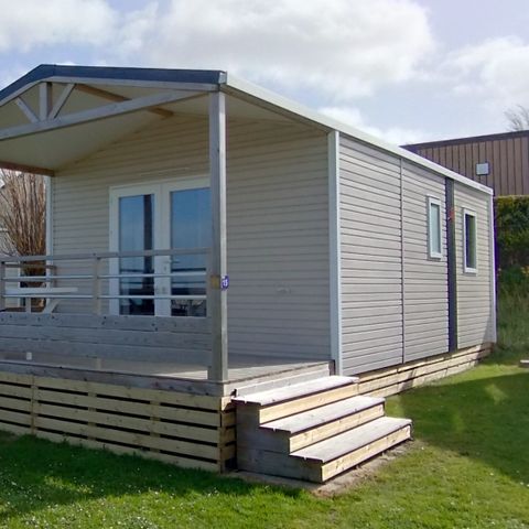 Stacaravan 4 personen - Catamaran 25m² Halfoverdekt terras