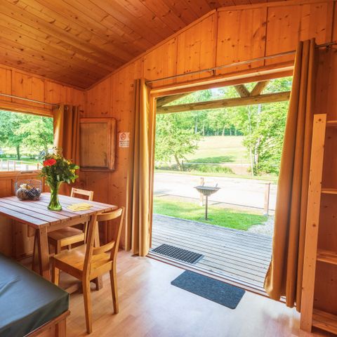 CHALET 4 personas - CONFORT DE LA CABINA ECOLÓGICA
