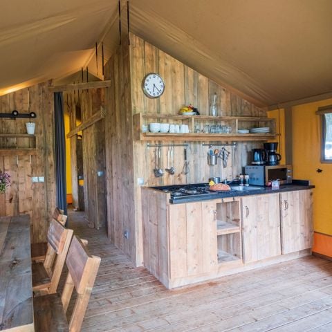 Tent van canvas en hout 5 personen - LODGE SAFARI XL