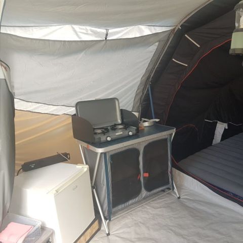 Tent 4 personen - Ingericht (zonder sanitair)