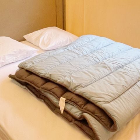 Tente en toile et en bois 4 personnes - LODGE 2 chambres/ SANS sanitaires