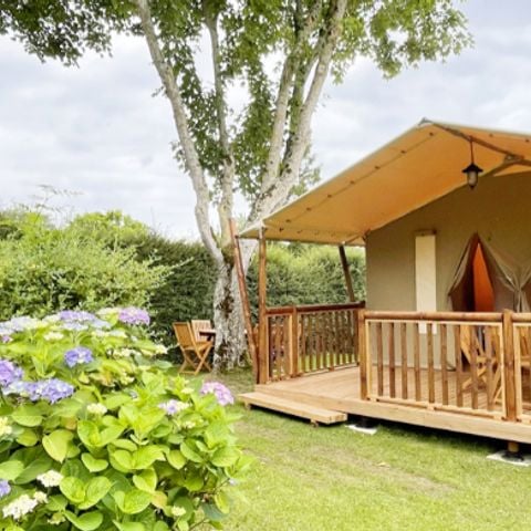Safaritent 4 personen - LODGE 2 slaapkamers/ ZONDER sanitair