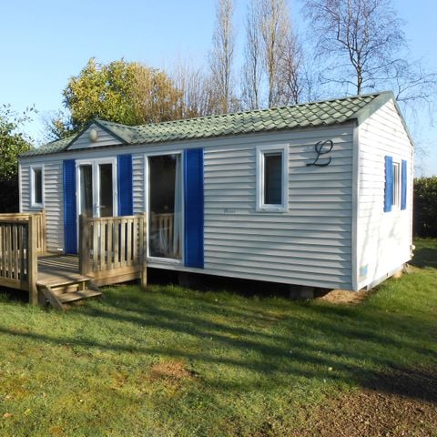 Mobilheim 5 Personen - STANDARD 2 Schlafzimmer /Terrasse