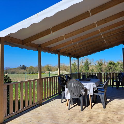 Stacaravan 8 personen - Stacaravan CONFORT VUE MER 6/8 personen / 3 slaapkamers + terras