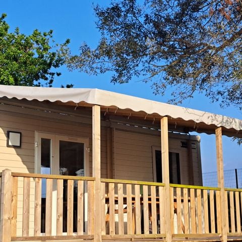 Stacaravan 4 personen - CONFORT 2 Slaapkamers /Terras