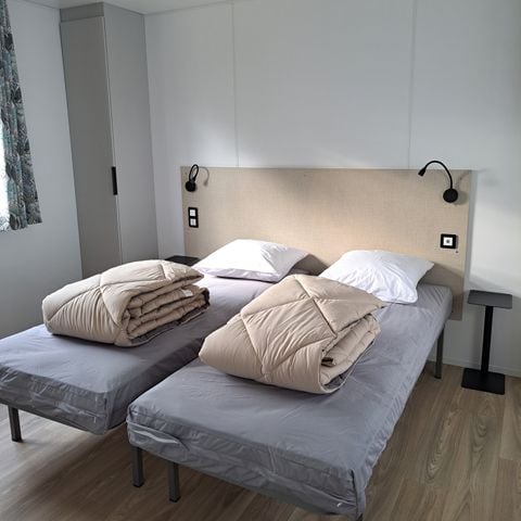 Stacaravan 4 personen - CONFORT 2 Slaapkamers /Terras