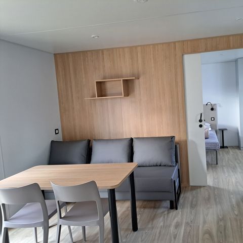 Stacaravan 4 personen - CONFORT 2 Slaapkamers /Terras