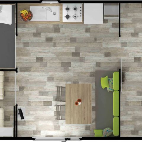 MOBILHOME 4 personas - Acogedor 2bed PMR