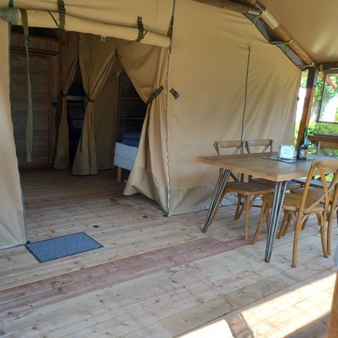 Safaritent 5 personen - Sanitaire hut