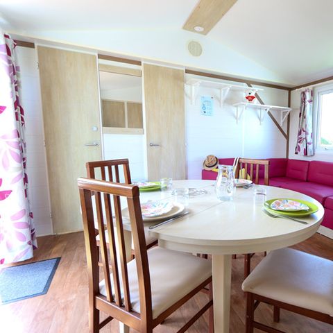 Stacaravan 4 personen - Comfort 2 slaapkamers