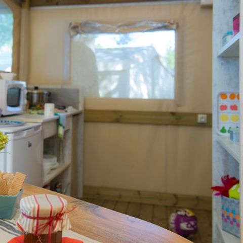 Canvas and wooden tent 5 persons - Eco Lodge | 2 Bedrooms | 4/5 People | No bathroom