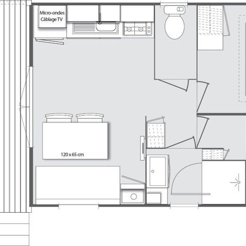 Mobilheim 4 Personen - 4 Personen