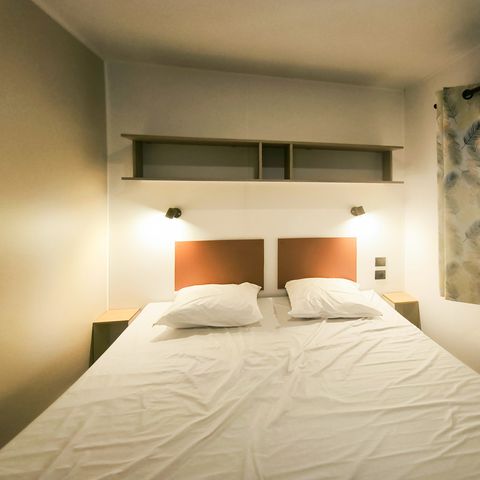 CASA MOBILE 2 persone - Mobil-Home Confort 22m² - 1 camera da letto + terrazza semicoperta 12m² + TV + aria condizionata -