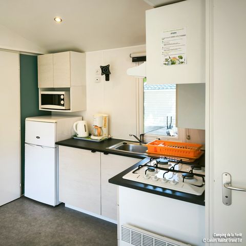 Mobile home 4 persons - Standard 32m² - 2 bedrooms + 12m² covered terrace