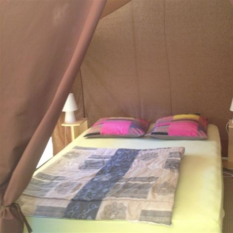 CANVAS AND WOOD TENT 5 people - Safari (without sanitary facilities)