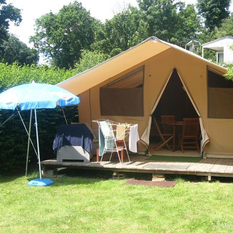 CANVAS AND WOOD TENT 5 people - Safari (without sanitary facilities)