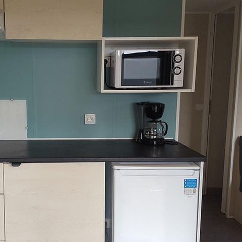 MOBILHOME 2 personas - CAHITA 17m² - 1 dormitorio + terraza cubierta