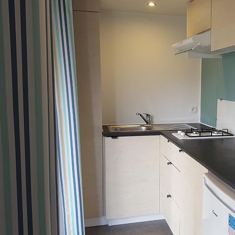 MOBILHOME 2 personas - CAHITA 17m² - 1 dormitorio + terraza cubierta