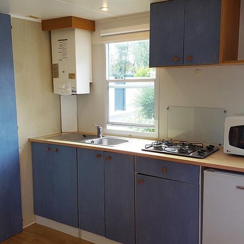Stacaravan 4 personen - OPHEA 28.80m² - 2 kamers - Terras