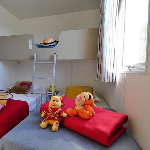 BUNGALOW 4 personnes - ALOHA 25m² - 2 chambres + terrasse couverte