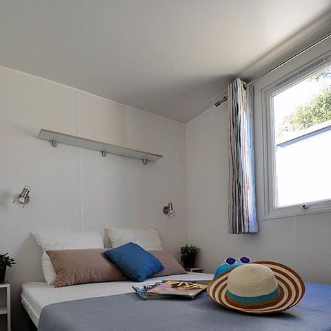 Mobilheim 4 Personen - ALOHA 25m² - 2 Zimmer + überdachte Terrasse