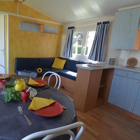 MOBILHOME 4 personas - FLORES 31m² - 2 habitaciones + terraza