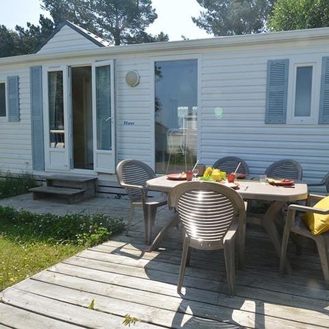 MOBILHOME 4 personas - FLORES 31m² - 2 habitaciones + terraza