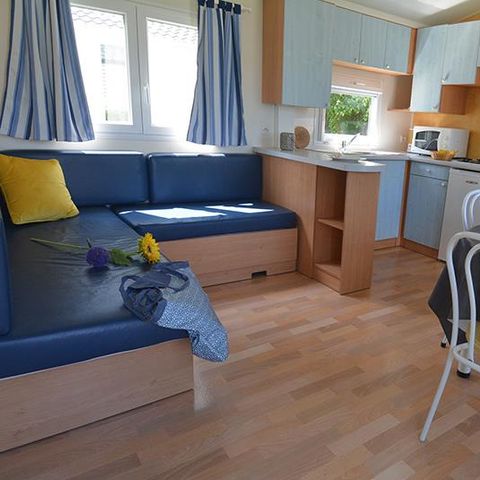 MOBILHOME 4 personas - FLORES 31m² - 2 habitaciones + terraza
