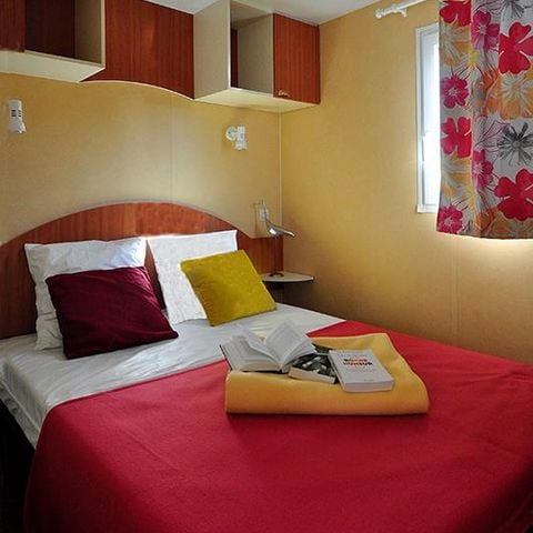 Mobilheim 4 personen - FLORES 31m² - 2 Zimmer + überdachte Terrasse