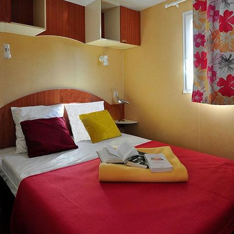 MOBILHOME 4 personas - FLORES 31m² - 2 dormitorios + terraza cubierta