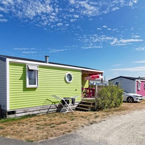 Mobilheim 4 personen - BORA BORA 31m² - 2 Schlafzimmer + Halbüberdachte Terrasse