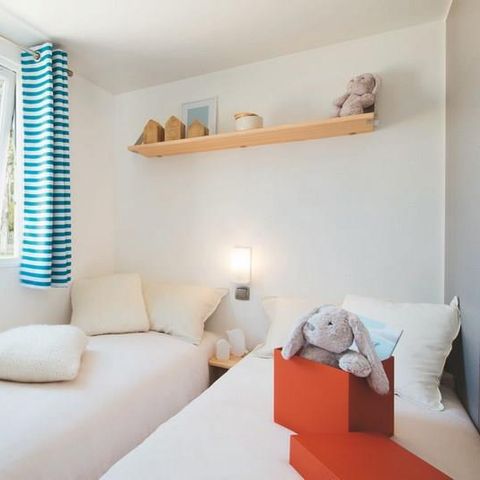 Mobile home 4 persons - BORA - BORA 31m² - 2 bedrooms - Semi-covered terrace